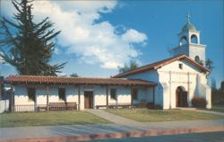 Mission Santa Cruz Replica, California Postcard