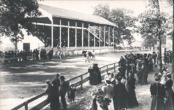 Wyandot County Fairgrounds Old Grandstand, circa 1900 Postcard