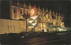 Night Scene, Jai Alai Fronton Palacio, Tijuana Postcard