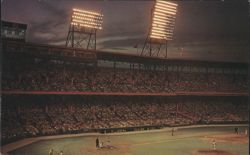 Busch Stadium Night View - St. Louis Cardinals Postcard