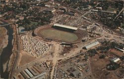 Pendleton Round-Up Rodeo Grounds & Indian Village Postcard