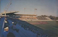 Parque de Beisbol Cruz Blanca Liston Azul Baseball Stadium Postcard