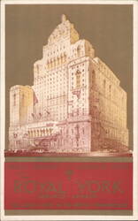 The Royal York Hotel Toronto, Largest in British Commonwealth Postcard