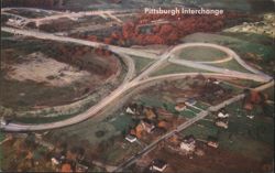 Pittsburgh Interchange, Pennsylvania Turnpike Postcard