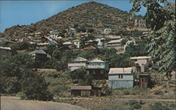 Jerome, Arizona Hillside Town View Postcard