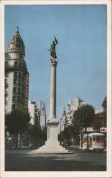 Monumento a la Libertad, Plaza Cagancha Postcard