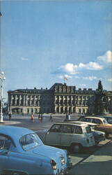 Leningrad City Soviet Building Postcard