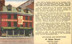 Ye Olde Oyster House, Union Street, Boston Postcard
