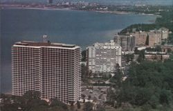 Cleveland Gold Coast Apartments, Lake Erie View Postcard