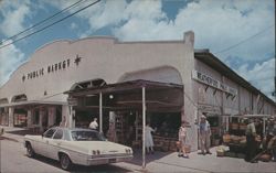 Weatherford Public Market, Fresh Fruits & Vegetables Postcard