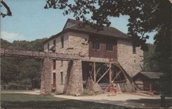 Historic Hamer's Mill, Spring Mill State Park Postcard