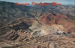 Lavender Pit Copper Mine, Bisbee, Arizona Postcard