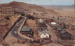 Jerome Hillside Town, Largest Ghost City in America Postcard
