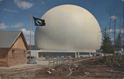 Earth Station at Andover, ME - Bell System's Ground Station Postcard