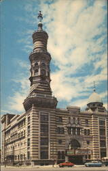 Murat Temple, Arabic Architecture, Indianapolis, IN Postcard