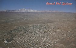 Desert Hot Springs, CA - Aerial, San Bernardino Mtns Postcard