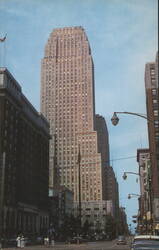 Carew Tower & Fountain Square, Cincinnati Postcard