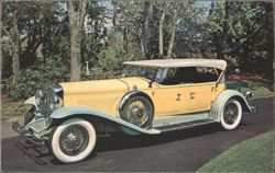 1931 Duesenberg Model J Tourster, Heritage Plantation Postcard
