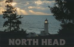 North Head Lighthouse, Long Beach Peninsula, Washington Postcard