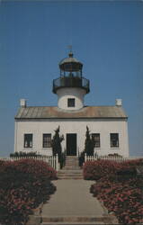 Lighthouse and Gardens, Cabrillo National Monument Postcard