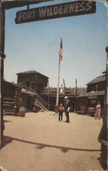 Fort Wilderness Regimental Headquarters, Disneyland Postcard