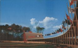 Festival Park, Jamestown, VA - State Flags Walkway Postcard