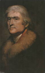 Thomas Jefferson Portrait by Rembrandt Peale Postcard