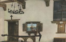 Spanish Exploration Room, Santa Maria Anchor, Chicago Historical Society Postcard
