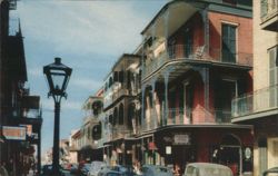 Saint Peter Street, New Orleans Postcard