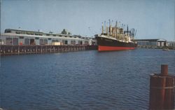 Cargo Ship GOLDEN HARVEST at Port of Stockton, CA Postcard