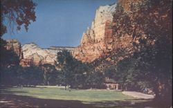 Zion Lodge, Zion National Park Postcard