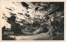 G.A.R. Hall Wind Cave Interior Postcard