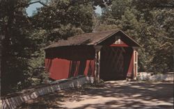 Covered Bridge at Wooddale, Delaware Postcard