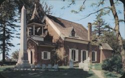 Christ Episcopal Church, Caesar Rodney Burial Site Postcard