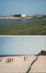 Silver Lake Apts, Sea Strand, Dewey Beach, Hobo Motel Postcard