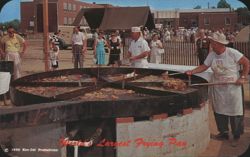 World's Largest Frying Pan, Chicken Festival Postcard