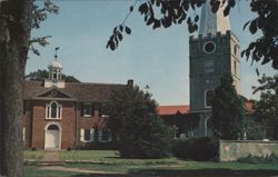 Historic Immanuel Episcopal Church & Academy, New Castle Postcard