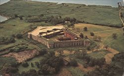 Fort Delaware, Pea Patch Island, Civil War Prison Postcard