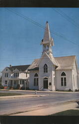 Asbury Methodist Church, Harrington, DE Postcard