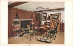 Winterthur Museum New England Kitchen, Oxford, MA, c. 1740 Postcard