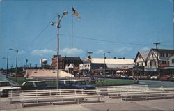 Rehoboth Avenue Looking West from Boardwalk Postcard