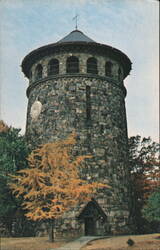 Rockford Tower, Famous Landmark in Rockford Park Postcard
