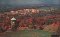 Rockford Tower & DuPont Experimental Station, Autumn Postcard