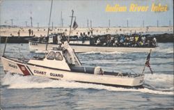 Indian River Inlet Coast Guard & Fishing Boat Emma Postcard