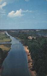 Rehoboth – Lewes Canal, Intra-Coastal Waterway Postcard