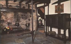 Shakespeare's Birthplace Kitchen with Baby-minder Postcard