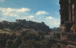 The Castle from the Scott Monument, Edinburgh Postcard