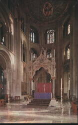 Peterborough Cathedral High Altar Baldachin Chrome Postcard Postcard