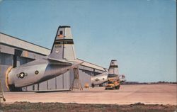 MATS Aircraft & Hangars, Dover Air Force Base, DE Postcard