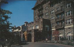 Entrance to The Inn, Buck Hill Falls, PA Postcard